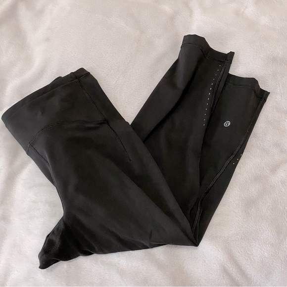 Lululemon Swift Speed crop 21” black leggings - Picture 1 of 12